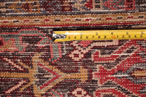 Heriz Red Hand Knotted 98 X 134 Area Rug 400-16815 Image 18