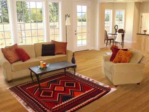 Kilim Red Hand Knotted 47 X 610 Area Rug 400-16817 Image 5