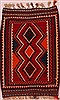 Kilim Red Hand Knotted 47 X 610  Area Rug 400-16817 Thumb 0