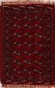 Turkman Red Hand Knotted 44 X 50  Area Rug 400-16821 Thumb 0