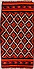 Kilim Red Hand Knotted 63 X 126  Area Rug 400-16832 Thumb 0