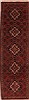 Bidjar Red Runner Hand Knotted 30 X 108  Area Rug 400-16834 Thumb 0