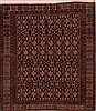 Shirvan Blue Square Hand Knotted 40 X 46  Area Rug 400-16844 Thumb 0