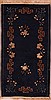 Asian Inspired Blue Hand Knotted 30 X 59  Area Rug 400-16846 Thumb 0