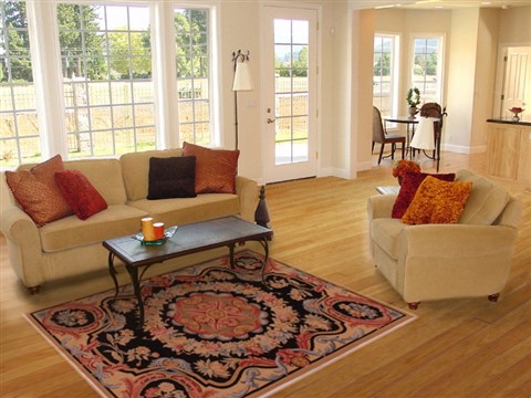 Bidjar Blue Hand Knotted 40 X 62 Area Rug 400-16847 Image 5