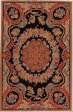 Persian Bidjar Blue Rectangle 4x6 ft Wool Carpet 16847