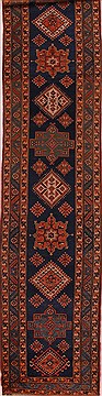 Persian Serapi Blue Runner 16 to 20 ft Wool Carpet 16850