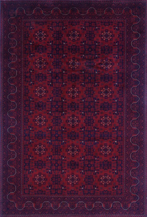 Khan Mohammadi Red Hand Knotted 68 X 97 Area Rug 250-16858 Image 0