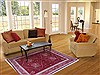 Gabbeh Orange Hand Knotted 55 X 74 Area Rug 250-16861 Thumb 5