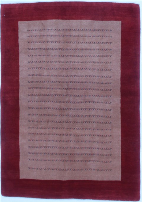 Gabbeh Brown Hand Knotted 51 X 71 Area Rug 251-16864 Image 0