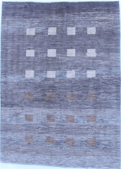 Gabbeh Grey Hand Knotted 411 X 69 Area Rug 250-16879 Image 0
