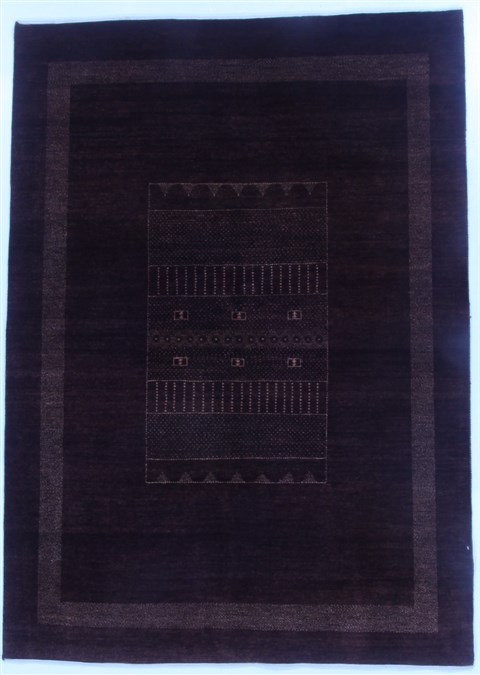 Gabbeh Brown Hand Knotted 50 X 70 Area Rug 250-16883 Image 0