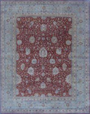 Haji Jalili Brown Hand Knotted 1110 X 1410  Area Rug 250-16887 Image 0