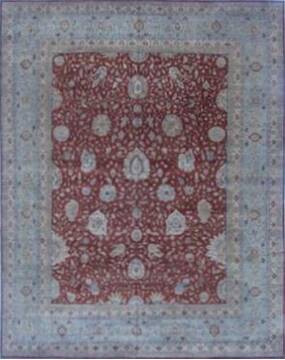 Haji Jalili Brown Hand Knotted 11'10" X 14'10"  Area Rug 250-16887