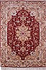 Tabriz Brown Hand Knotted 35 X 410  Area Rug 400-16888 Thumb 0