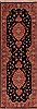 Tabriz Black Runner Hand Knotted 29 X 79  Area Rug 400-16889 Thumb 0
