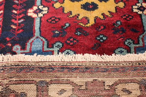 Bakhtiar Multicolor Runner Hand Knotted 51 X 96 Area Rug 400-16892 Image 8