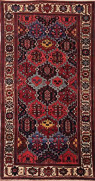 Persian Bakhtiar Multicolor Runner 10 to 12 ft Wool Carpet 16892