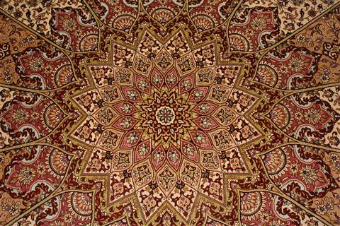 Qum Beige Hand Knotted 410 X 63 Area Rug 400-16894 Image 10