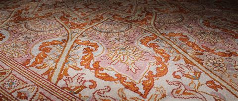 Qum Beige Hand Knotted 410 X 63 Area Rug 400-16894 Image 14