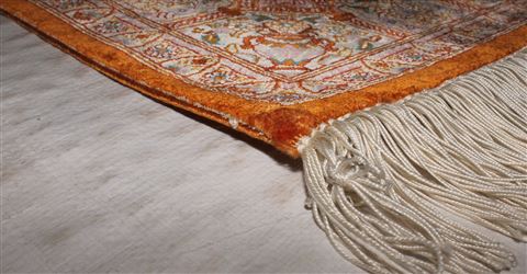 Qum Beige Hand Knotted 410 X 63 Area Rug 400-16894 Image 15