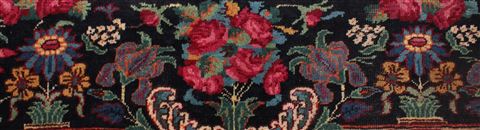 Mashad Red Hand Knotted 103 X 133 Area Rug 400-16895 Image 19