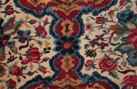 Mashad Red Hand Knotted 103 X 133 Area Rug 400-16895 Image 24