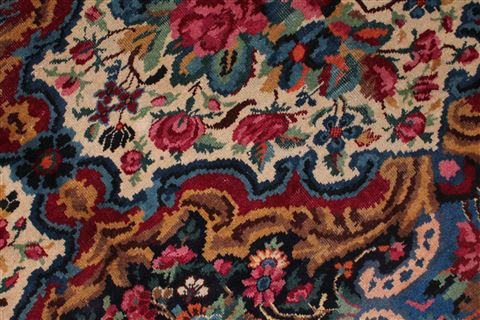 Mashad Red Hand Knotted 103 X 133 Area Rug 400-16895 Image 28