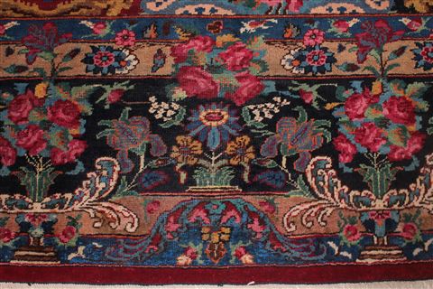 Mashad Red Hand Knotted 103 X 133 Area Rug 400-16895 Image 30