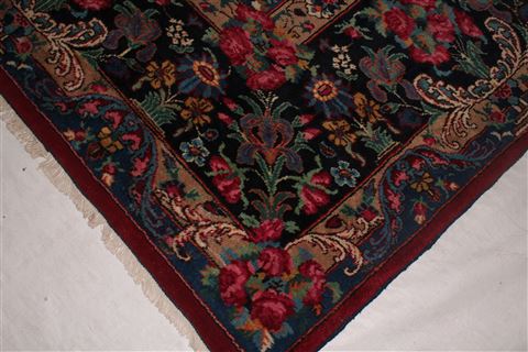 Mashad Red Hand Knotted 103 X 133 Area Rug 400-16895 Image 33