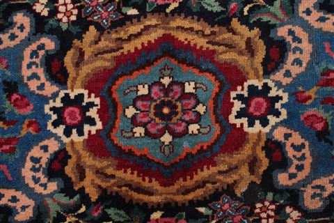 Mashad Red Hand Knotted 103 X 133 Area Rug 400-16895 Image 35