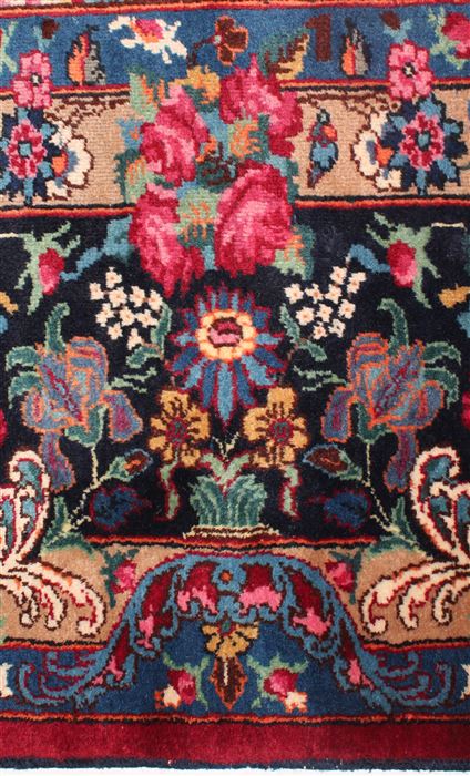 Mashad Red Hand Knotted 103 X 133 Area Rug 400-16895 Image 41