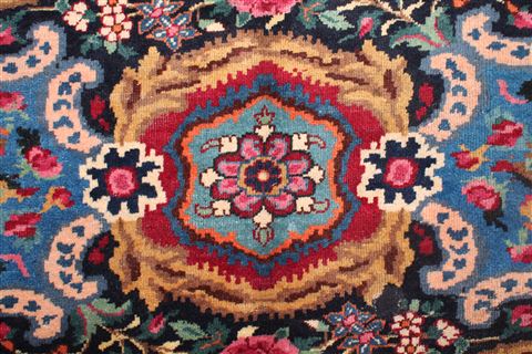 Mashad Red Hand Knotted 103 X 133 Area Rug 400-16895 Image 43