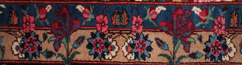 Mashad Red Hand Knotted 103 X 133 Area Rug 400-16895 Image 48