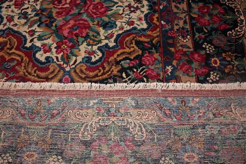 Mashad Red Hand Knotted 103 X 133 Area Rug 400-16895 Image 51