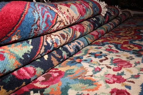 Mashad Red Hand Knotted 103 X 133 Area Rug 400-16895 Image 53