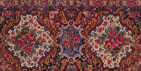 Mashad Red Hand Knotted 103 X 133 Area Rug 400-16895 Image 11