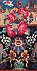 Mashad Red Hand Knotted 103 X 133  Area Rug 400-16895 Thumb 17