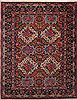 Mashad Red Hand Knotted 103 X 133  Area Rug 400-16895 Thumb 4