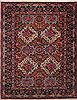 Mashad Red Hand Knotted 103 X 133 Area Rug 400-16895 Thumb 4