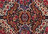 Mashad Red Hand Knotted 103 X 133 Area Rug 400-16895 Thumb 13