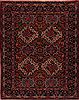 Mashad Red Hand Knotted 103 X 133  Area Rug 400-16895 Thumb 0