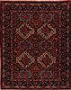 Mashad Red Hand Knotted 103 X 133 Area Rug 400-16895 Thumb 0