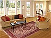 Tabriz Beige Hand Knotted 70 X 100 Area Rug 400-16898 Thumb 4