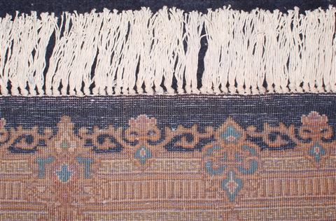 Kerman Blue Hand Knotted 70 X 100 Area Rug 400-16900 Image 9