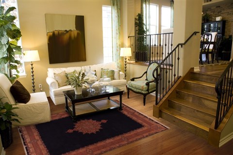 Kerman Blue Hand Knotted 70 X 100 Area Rug 400-16900 Image 5