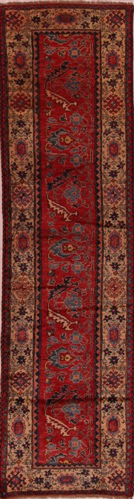 Kazak Red Runner Hand Knotted 28 X 98  Area Rug 400-16901 Image 0