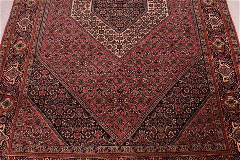 Bidjar Red Hand Knotted 50 X 84 Area Rug 400-16903 Image 13