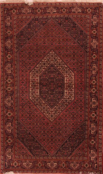 Bidjar Red Hand Knotted 50 X 84 Area Rug 400-16903 Image 0