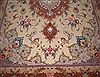 Tabriz Beige Hand Knotted 50 X 70  Area Rug 400-16904 Thumb 9